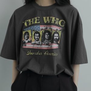 anuke tシャツ Balloon Band T-shirts レディース