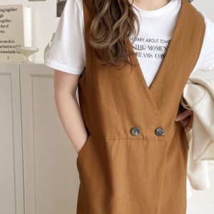 classicalelf 「classicalelf」 オーバーオール LARGE キャメル レディース