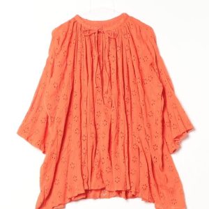FREAK'S STORE 「FREAK'S STORE」 長袖ブラウス FREE オレンジ レディース