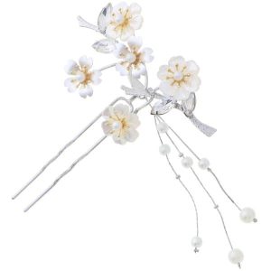 かんざし 髪飾り 花月 「シルバー 桜」 礼装かんざし 簪 F18-033　パ　花月ピン＜H＞ss2506wkk10