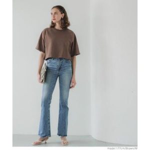 coca コカ ミニ裏毛ラグランTシャツ （Brown）