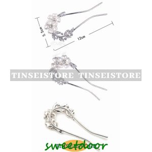 ヘアコーム かんざし 髪飾り 着物 パール 金属 結婚式 母親 和装 和服 留袖 卒業式 20代 30代 40代 50代 入学式 成人式 ドレスアップ ヘアアレンジ hair052